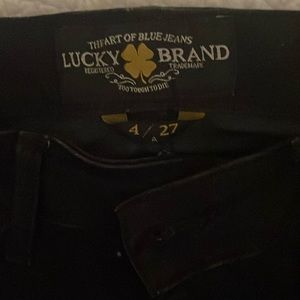 Lucky bran jeans black size 4 skinny